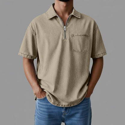 Denton Zip Denim Shirt