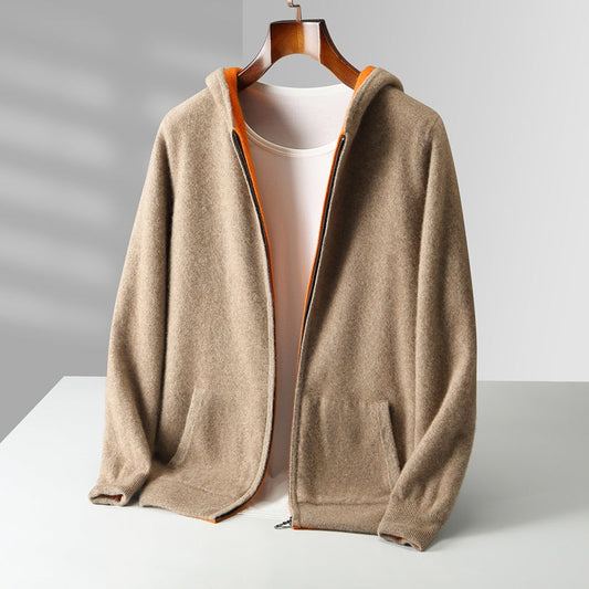 Sutton Reversible Cashmere Hoodie