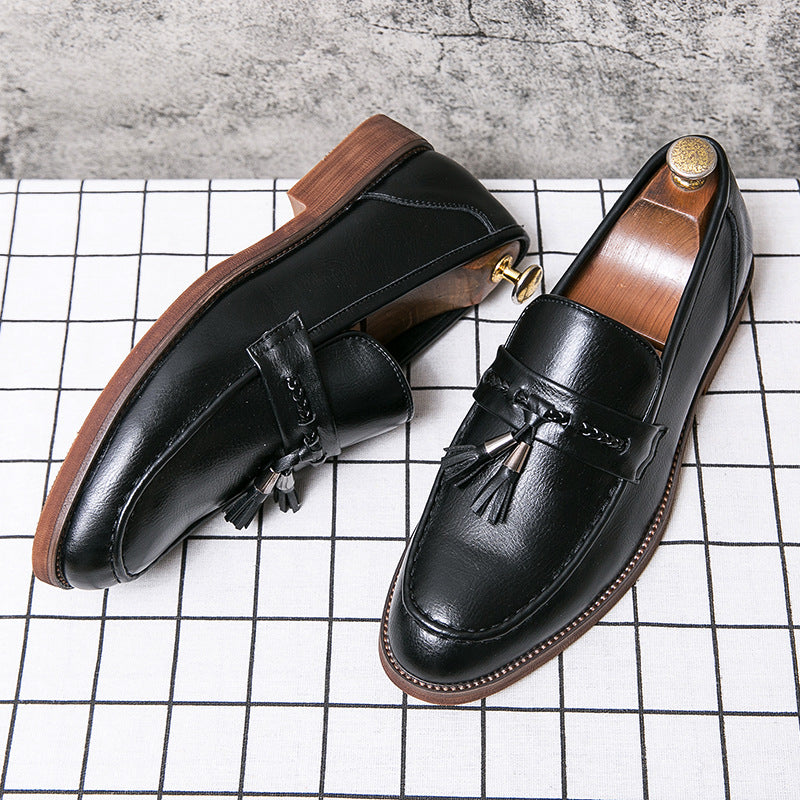 Luciano Leather Tassel Loafers