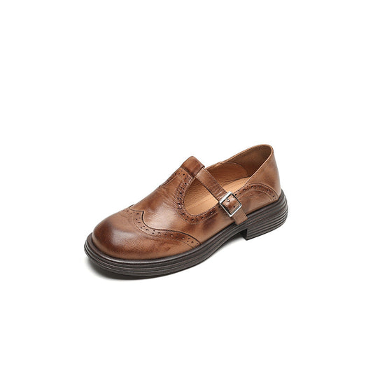 Celine Leather Buckle Loafers