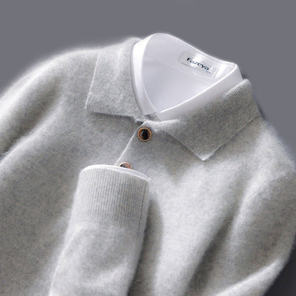 Gianni Lightweight Cashmere Polo