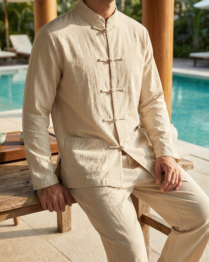The Mandarin Linen Set