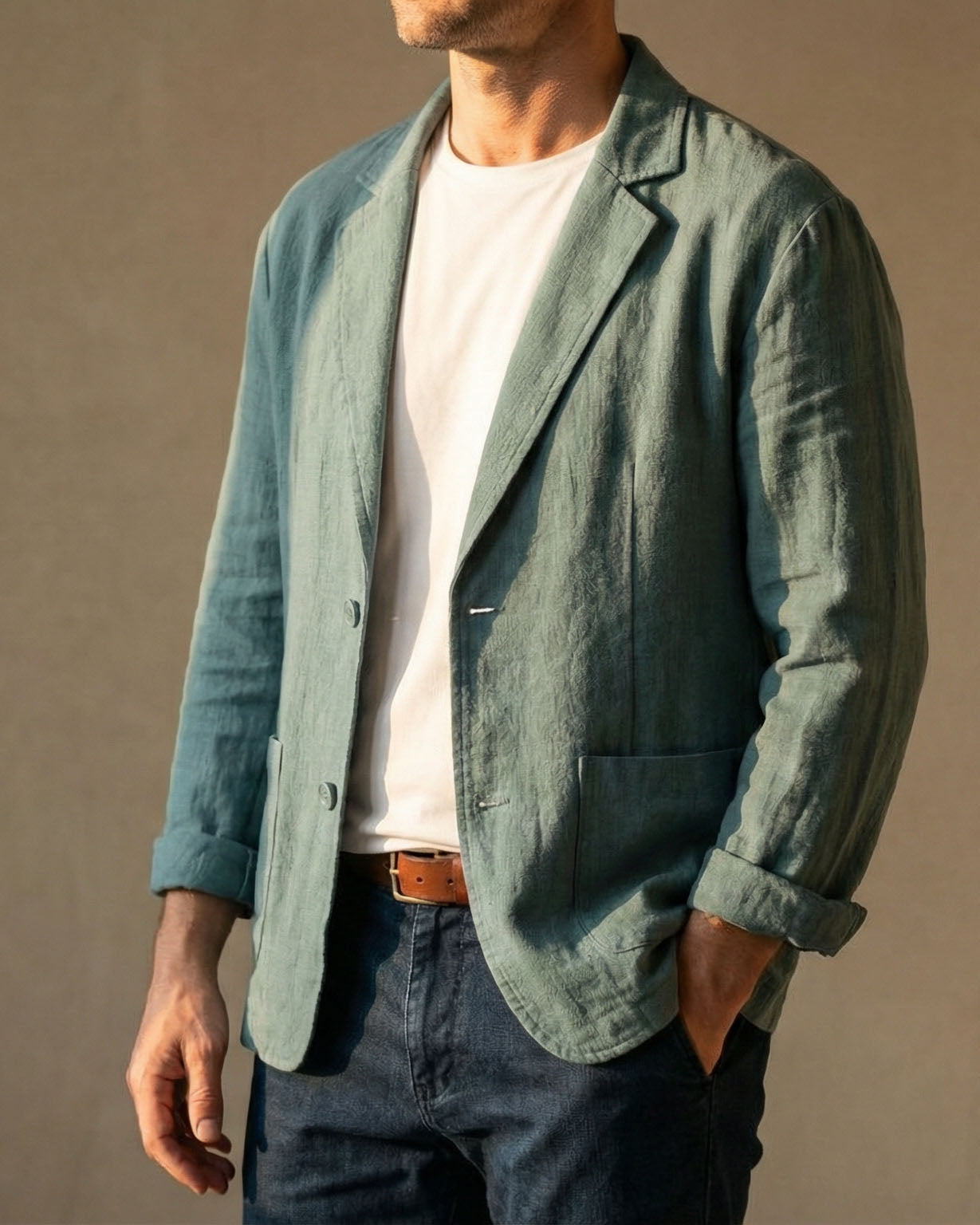 Marbella Linen Blazer