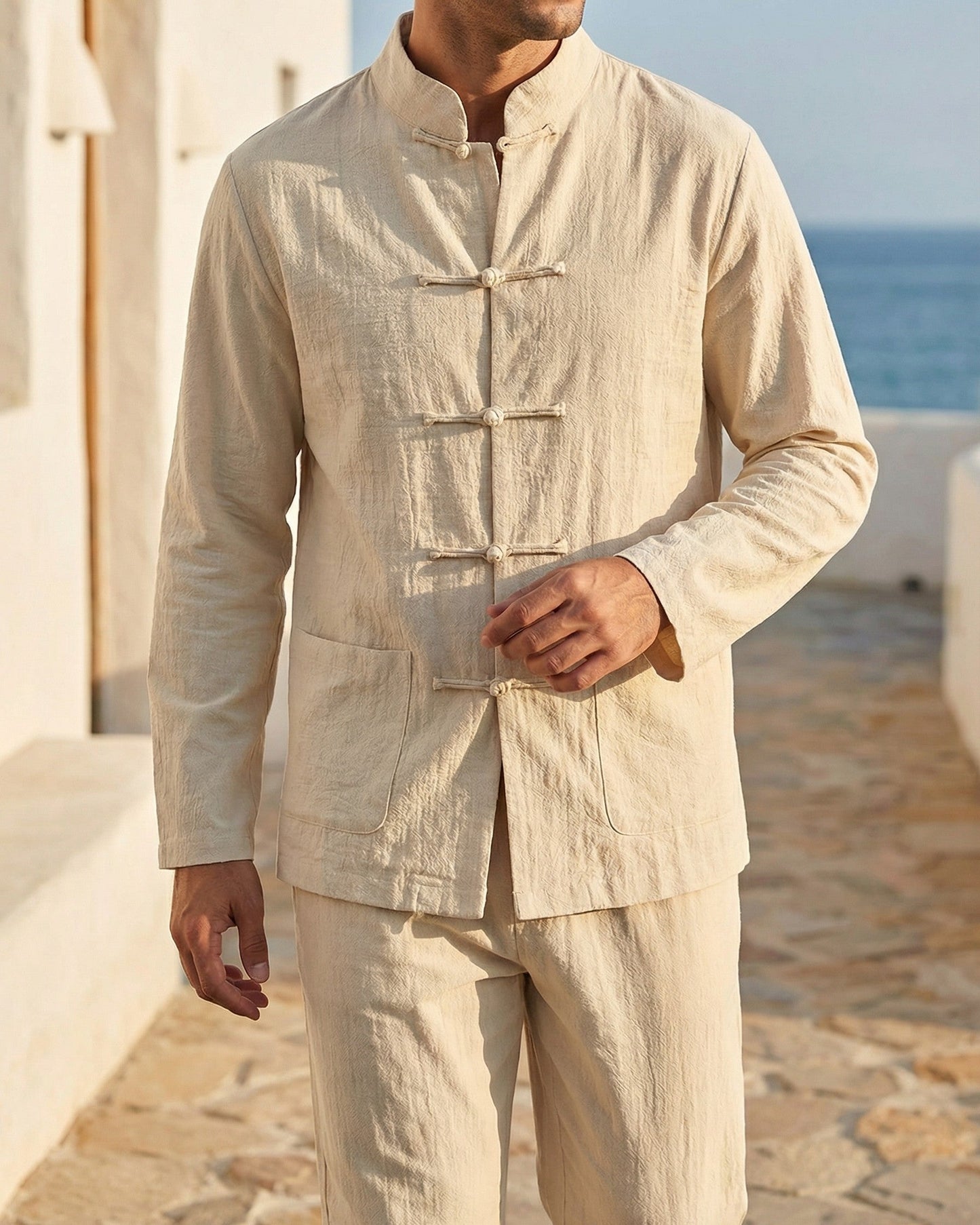 The Mandarin Linen Set