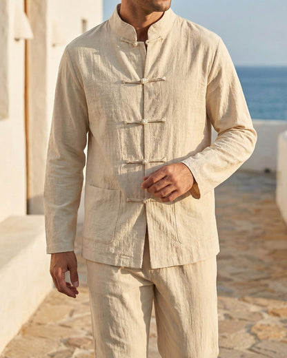 The Mandarin Linen Set