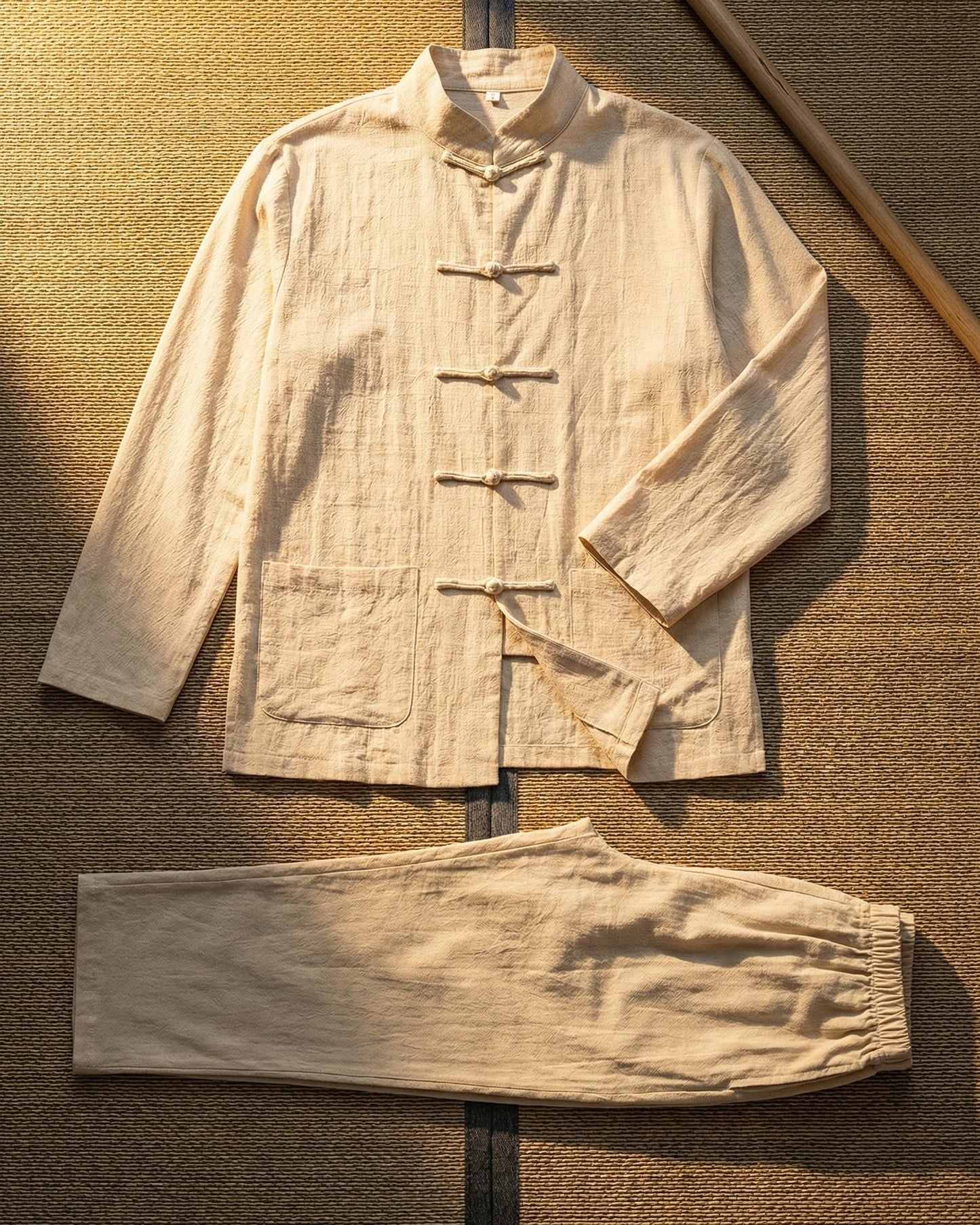 The Mandarin Linen Set