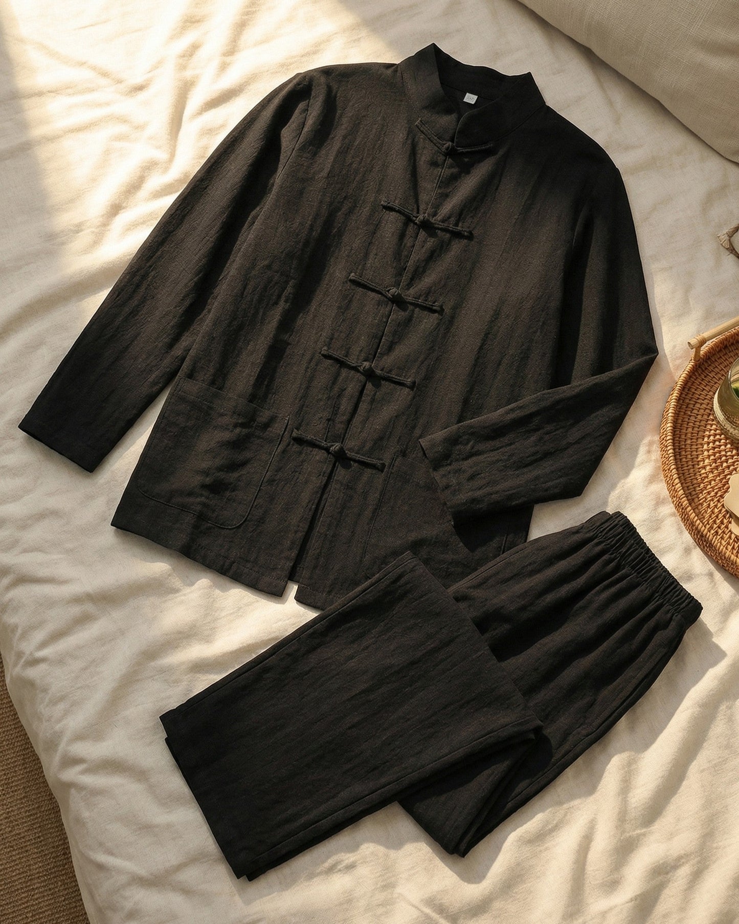 The Mandarin Linen Set