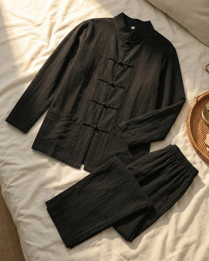 The Mandarin Linen Set