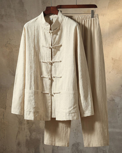 The Mandarin Linen Set