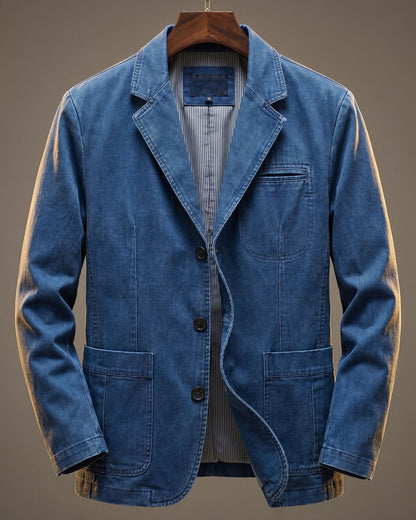 Vaughn Washed Cotton Blazer