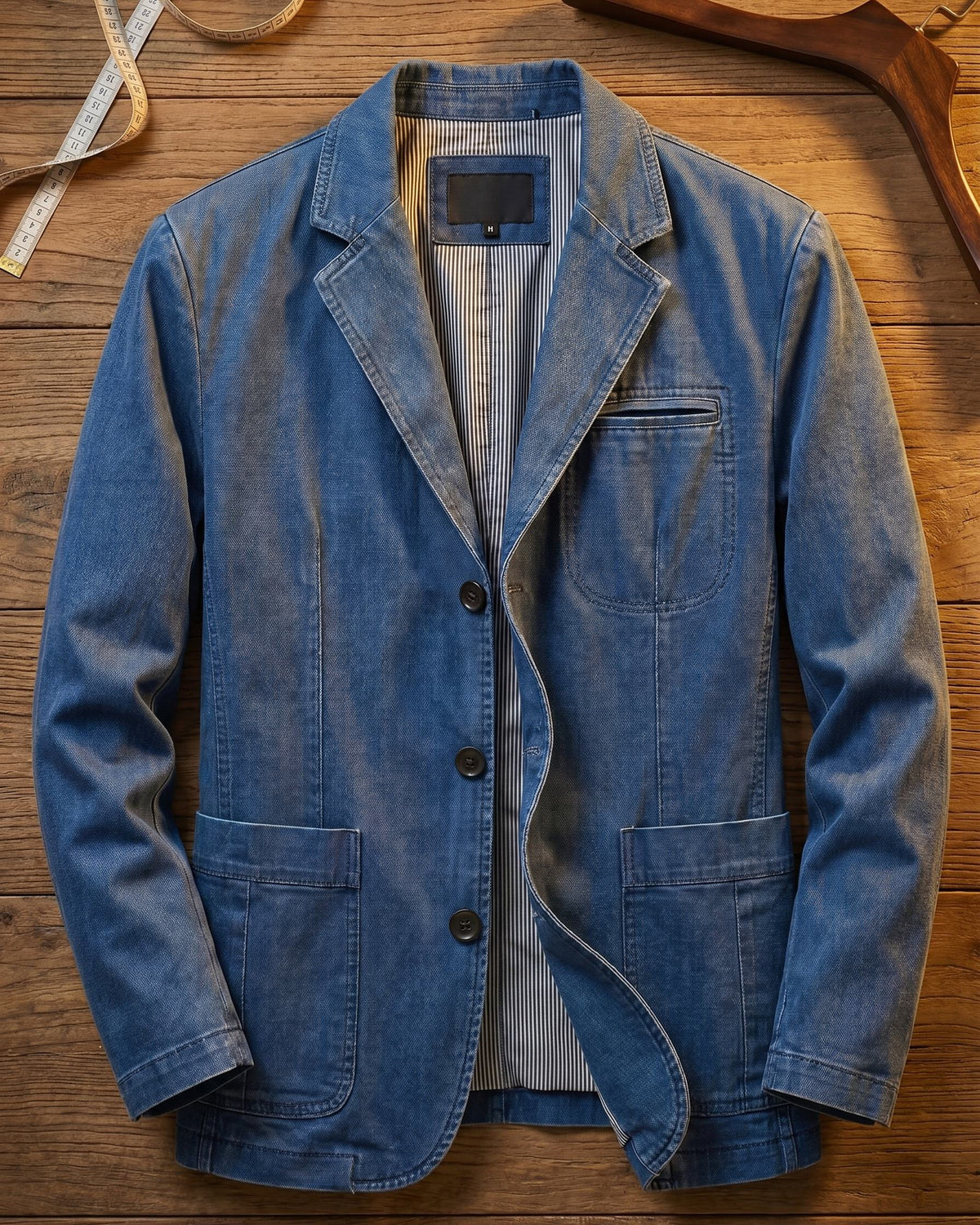 Vaughn Washed Cotton Blazer