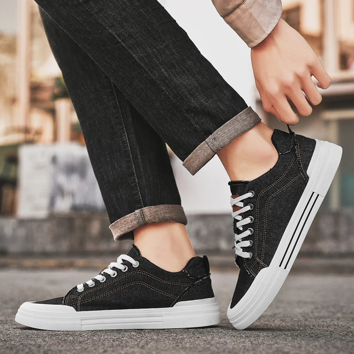 Wexford Denim Trainers