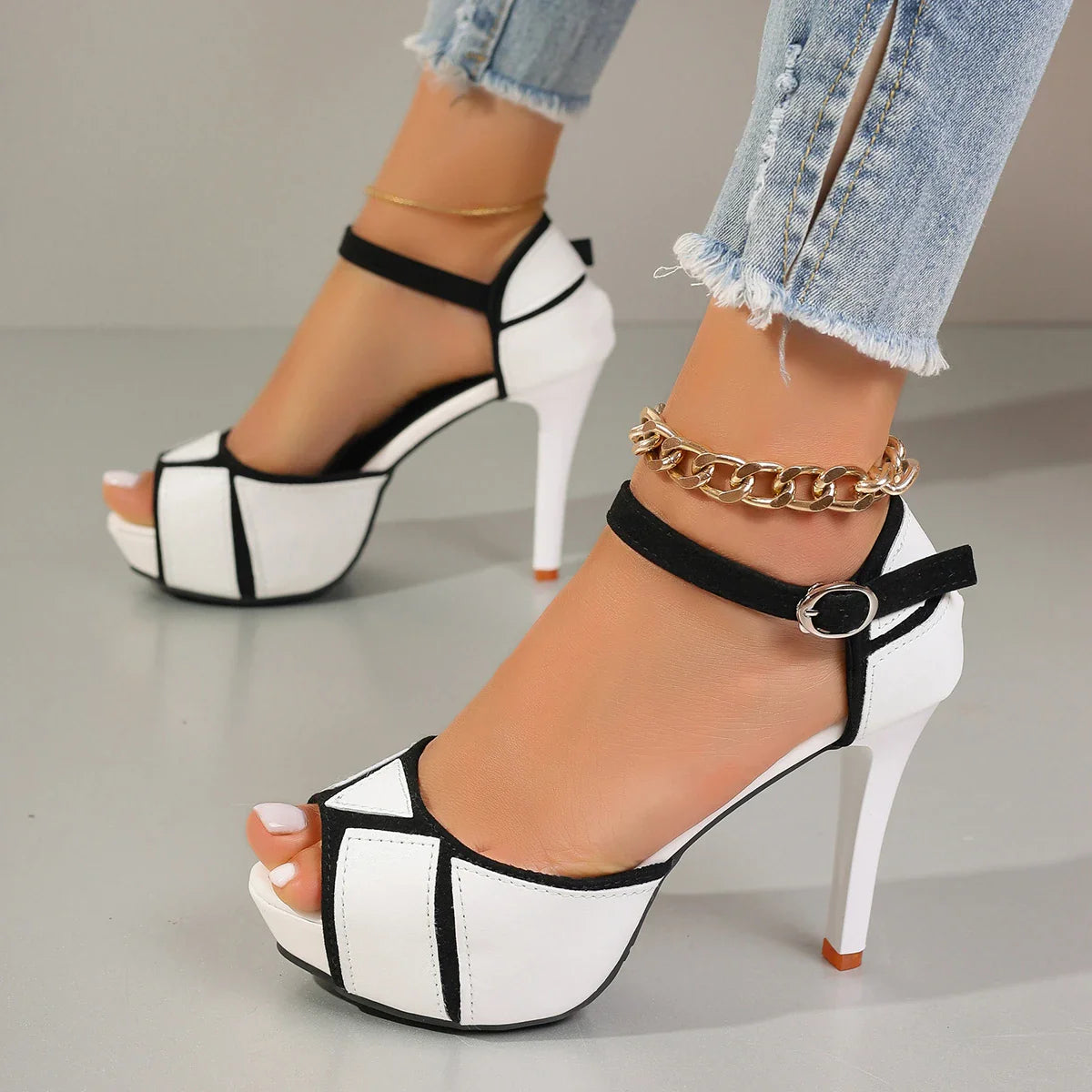 Celeste Leather Heels