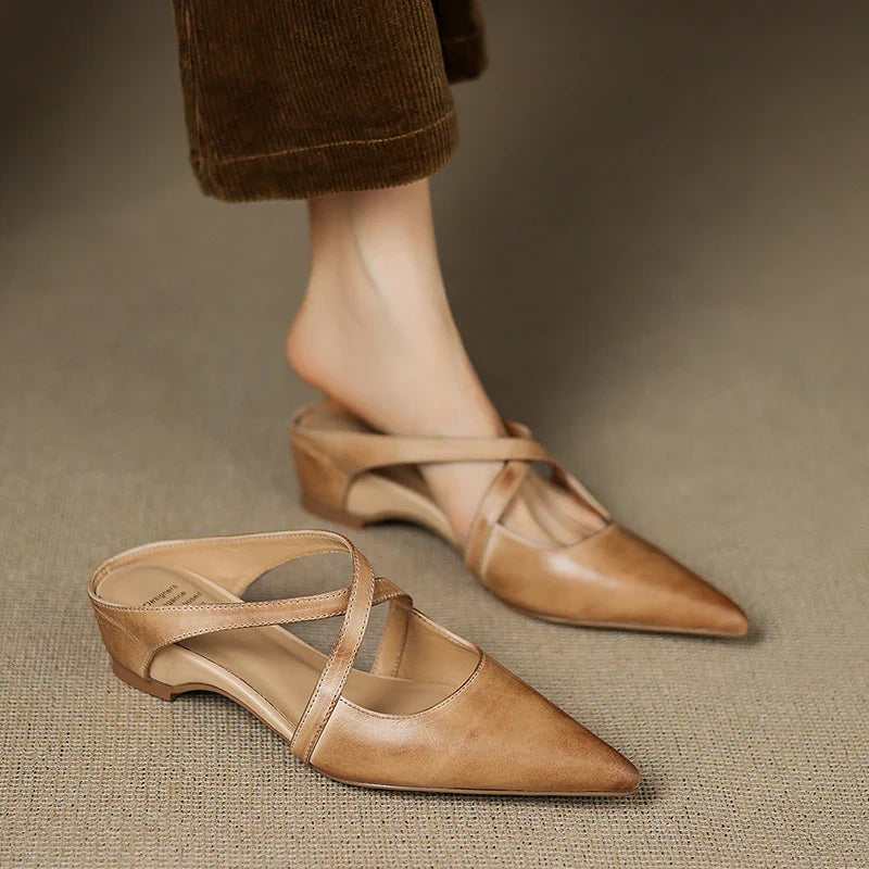 Hartley Genuine  Leather Mules