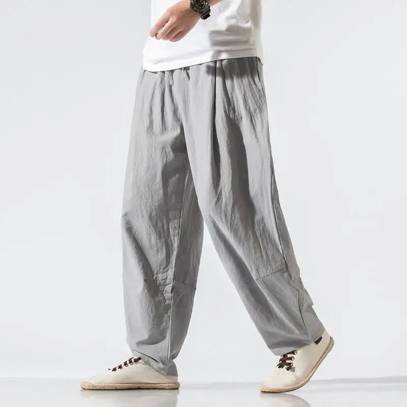 Kevera Cotton Linen Trousers