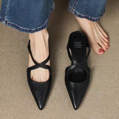 Verena Genuine Leather Mules