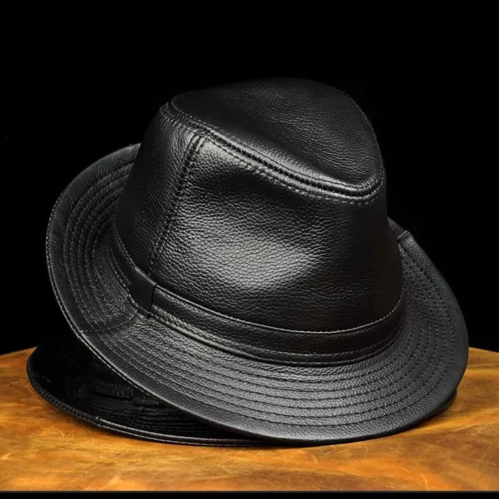 The Kensington Leather Hat