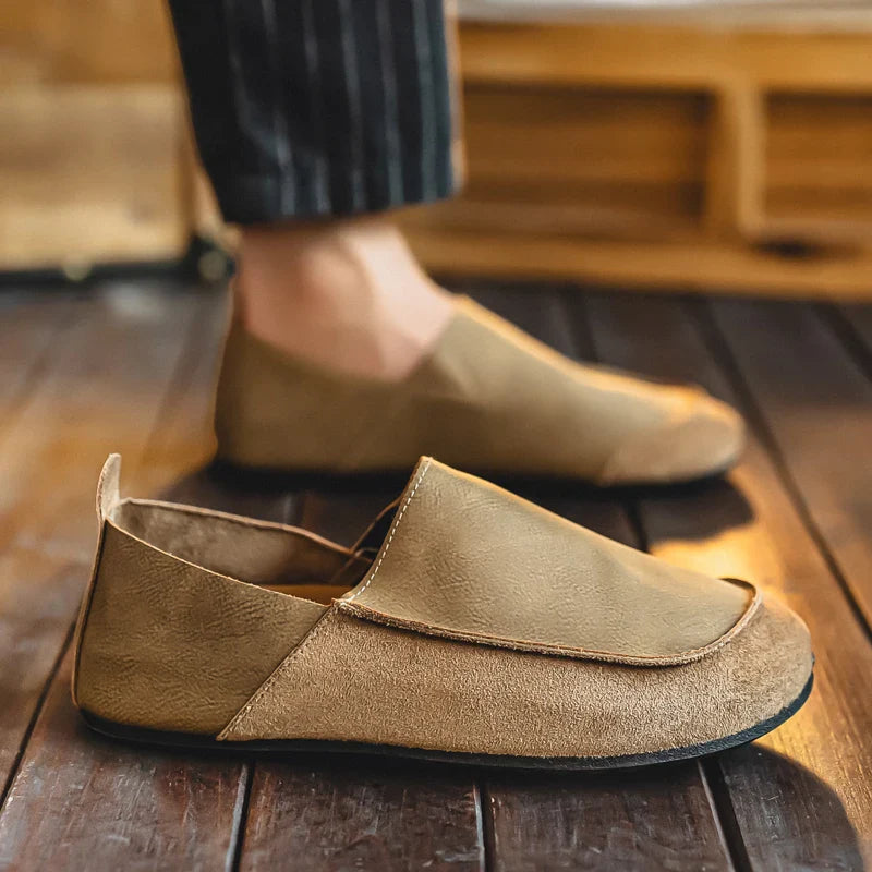 Colton Suede & Leather Slip-Ons