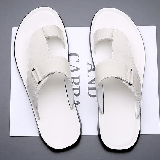 Kelso Leather Toe-Post Sandals