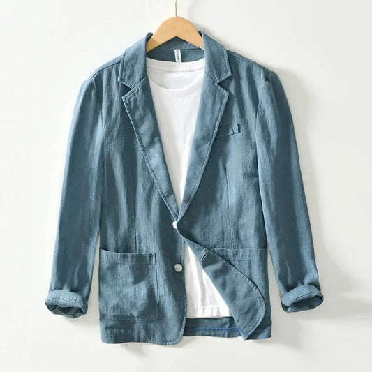 Ellery Cotton Linen Blazer