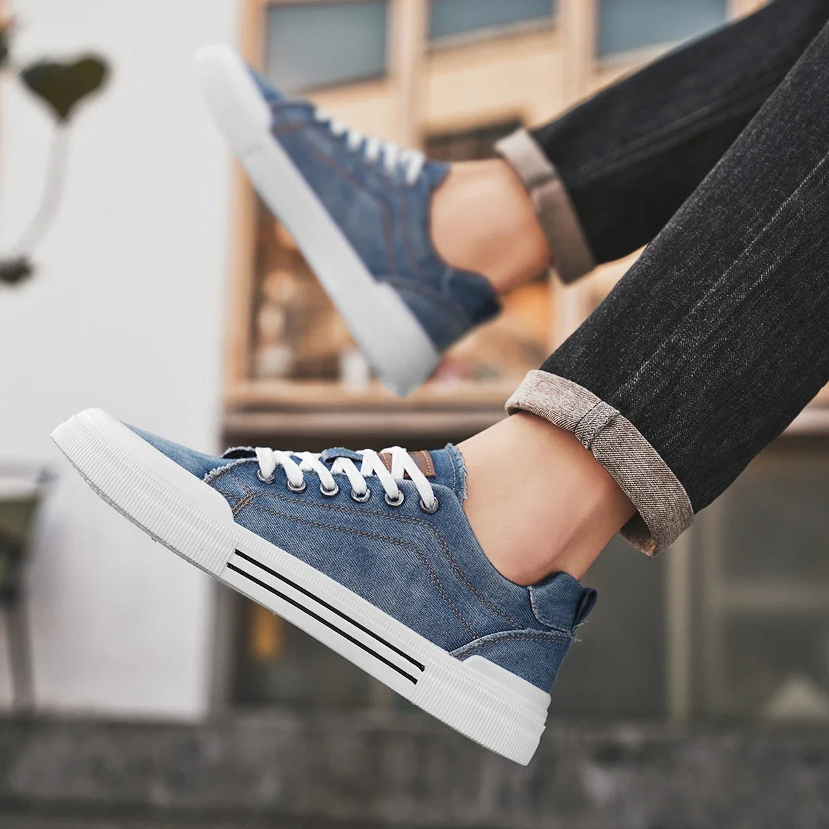 Wexford Denim Trainers