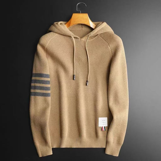 Rafael Wool-Blend Knit Hoodie