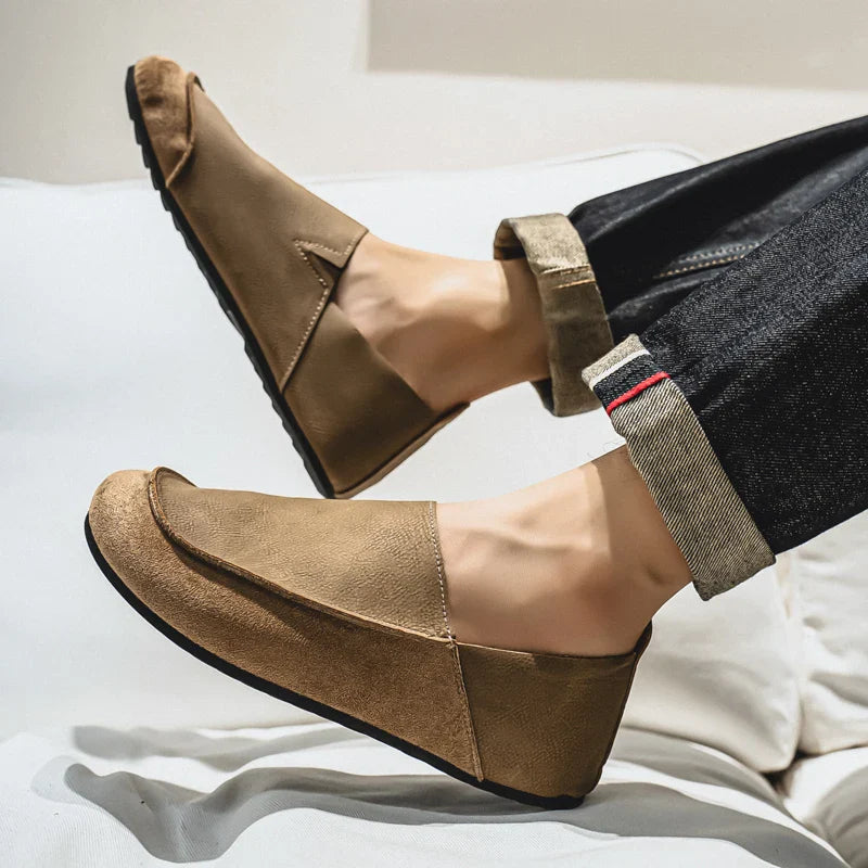 Colton Suede & Leather Slip-Ons
