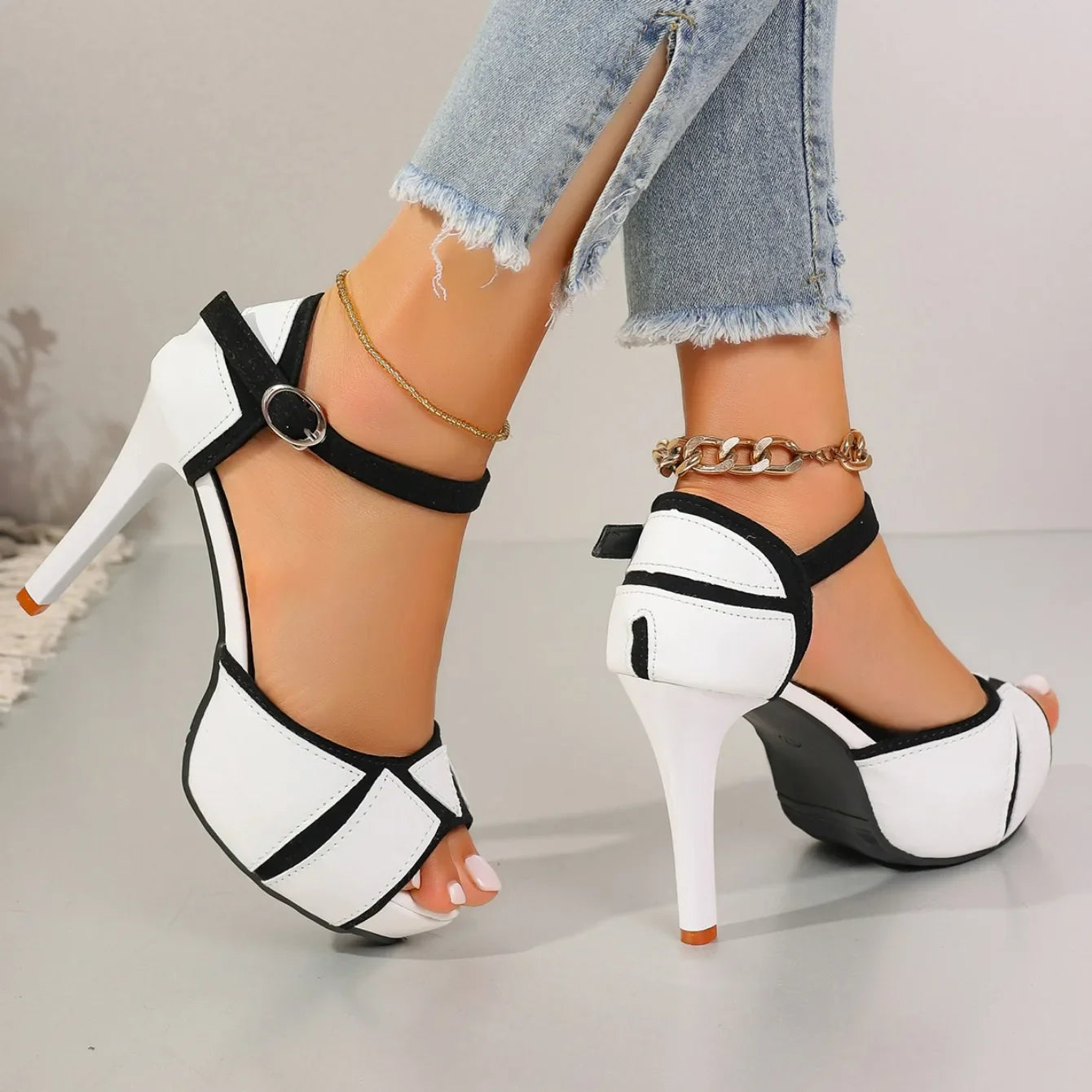 Celeste Leather Heels