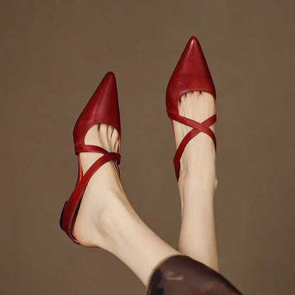 Verena Genuine Leather Mules