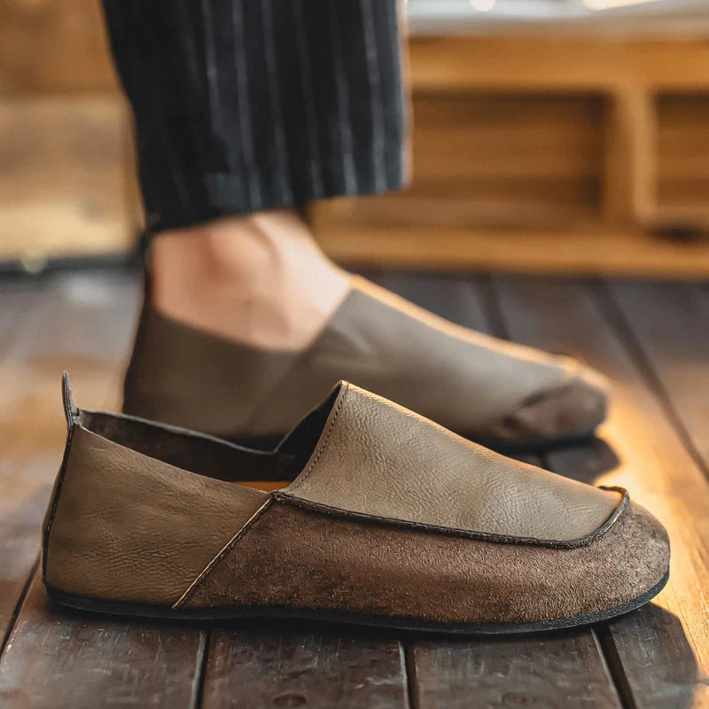Colton Suede & Leather Slip-Ons