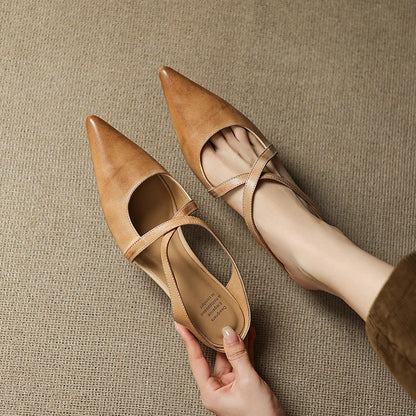 Verena Genuine Leather Mules