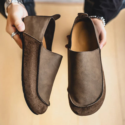 Colton Suede & Leather Slip-Ons