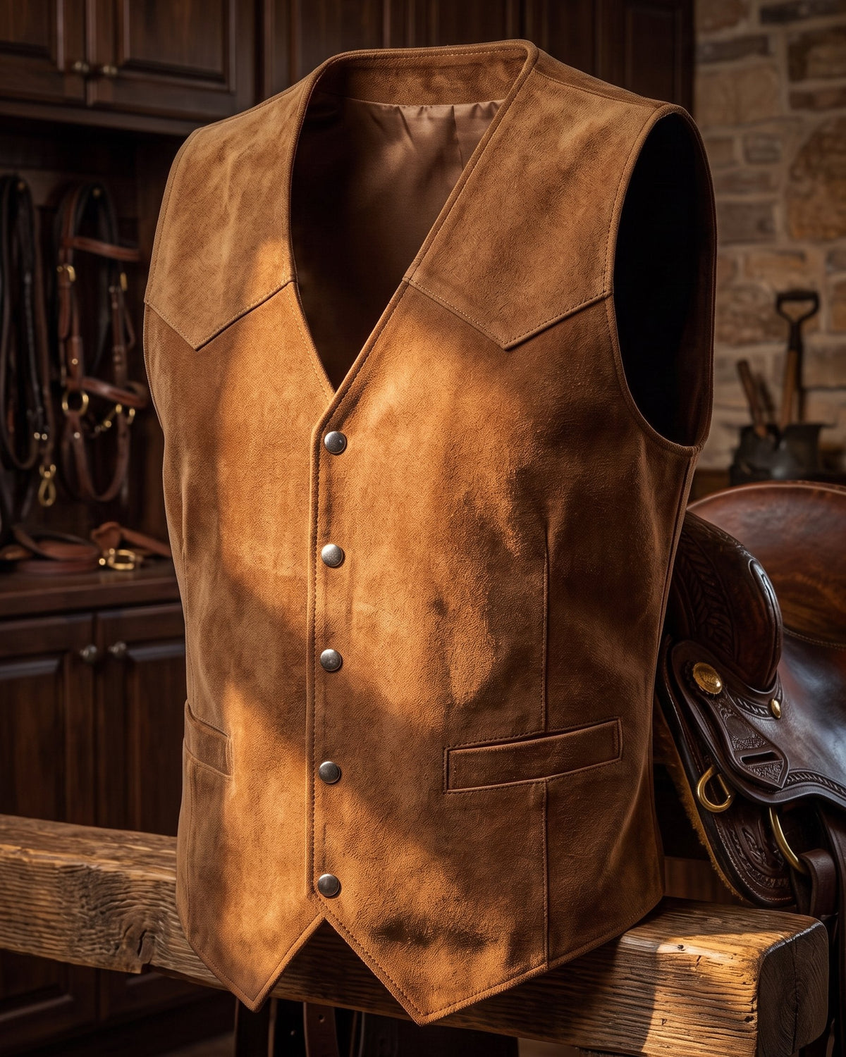 Holden Suede Western Gilet