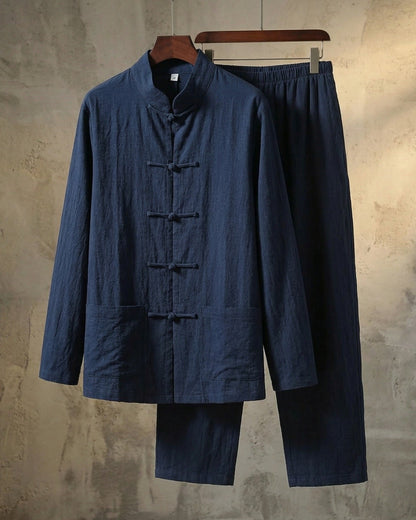 The Mandarin Linen Set