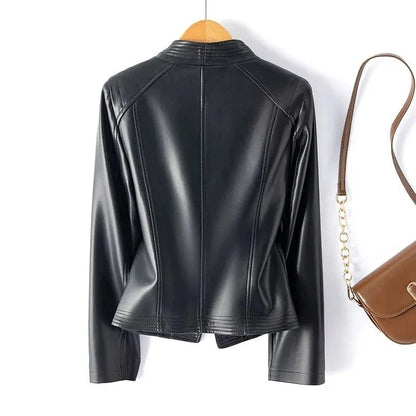 Renata Sculpted Leather Jacket