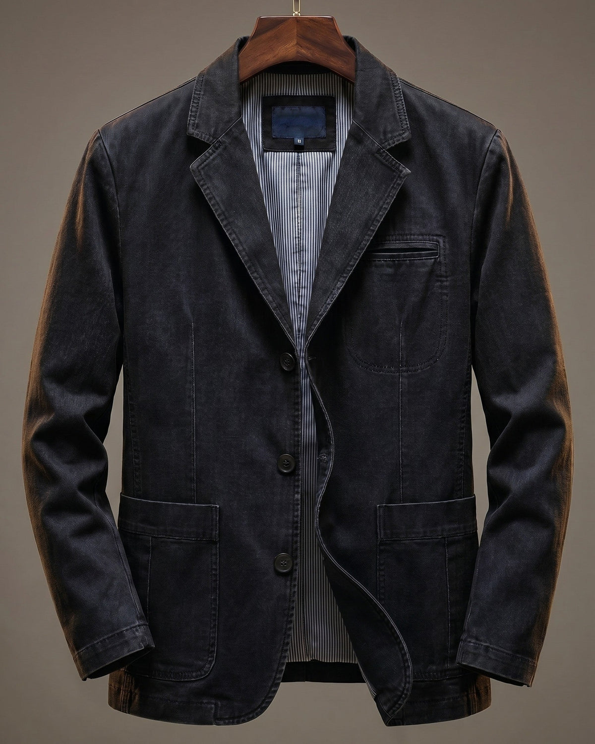 Vaughn Washed Cotton Blazer