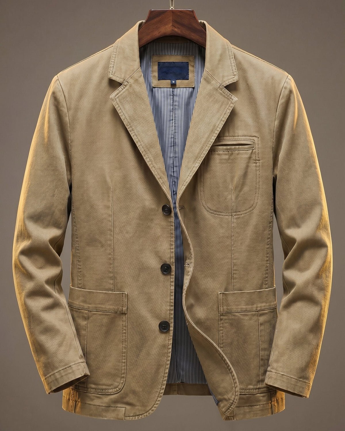 Vaughn Washed Cotton Blazer