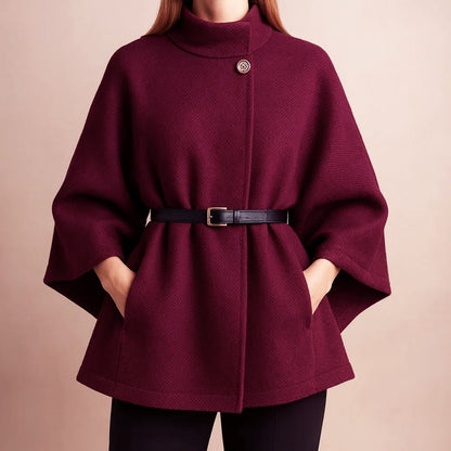 Valentina Belted Cape Jacket