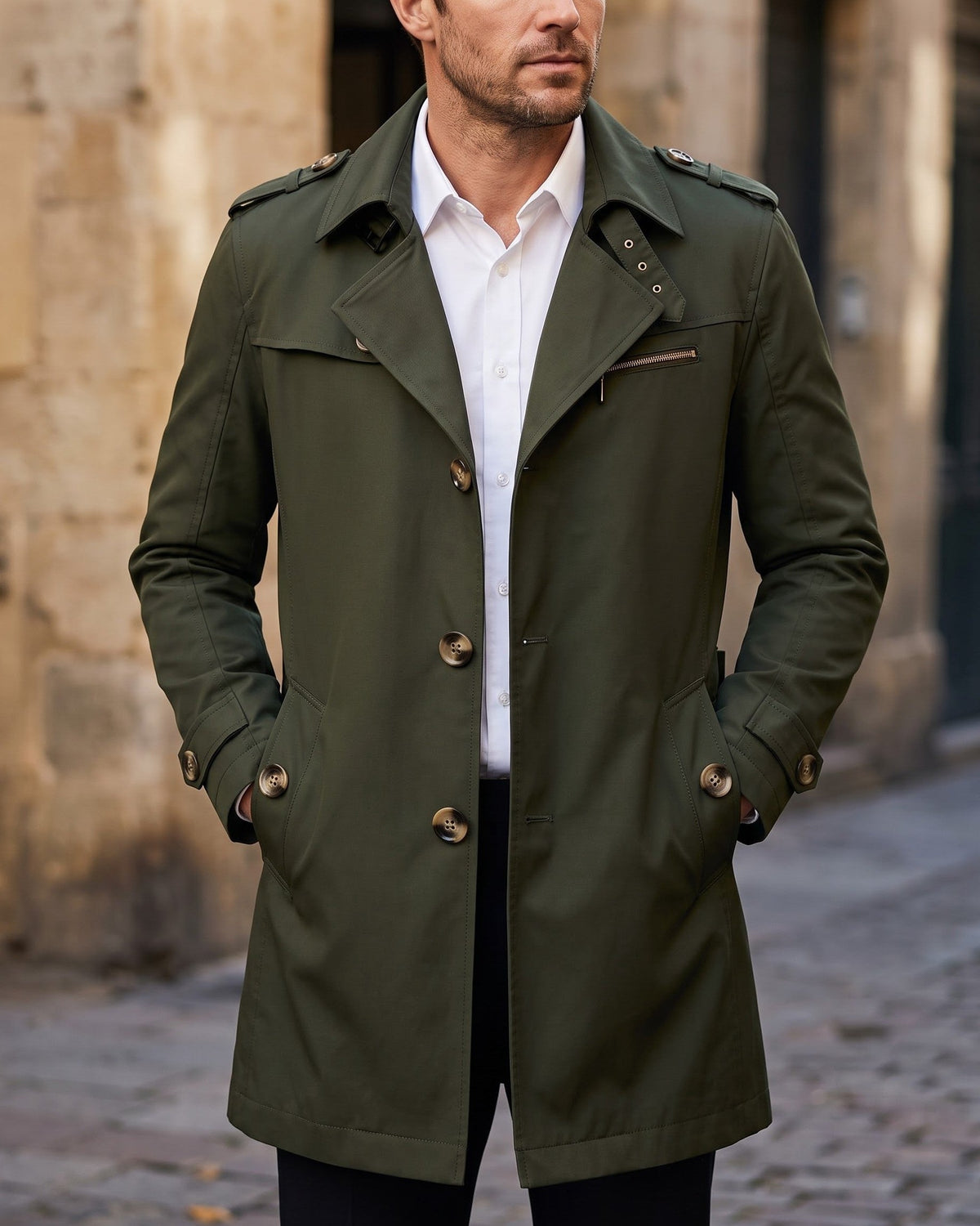 Ashby Cotton Trench Coat