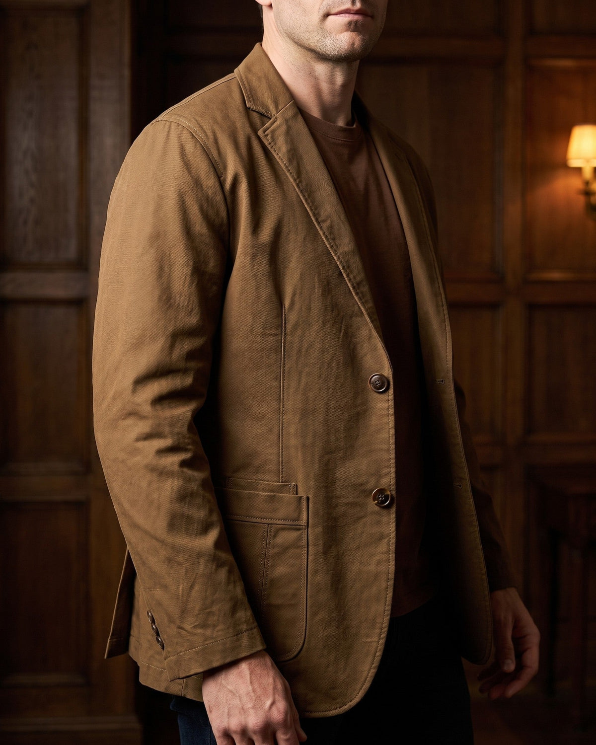 Merrick Woven Cotton Blazer