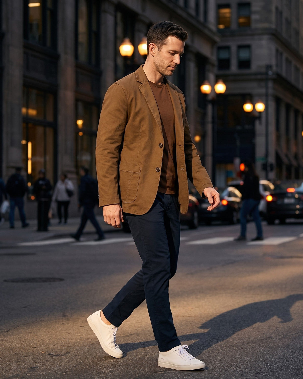 Merrick Woven Cotton Blazer