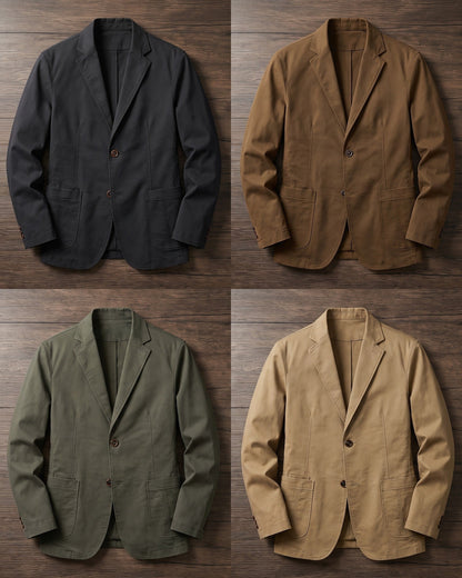 Merrick Woven Cotton Blazer