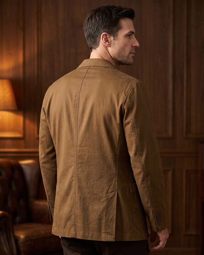 Merrick Woven Cotton Blazer