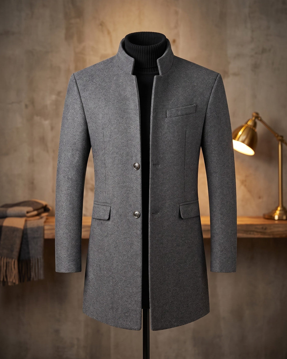 Larkin Wool Overcoat