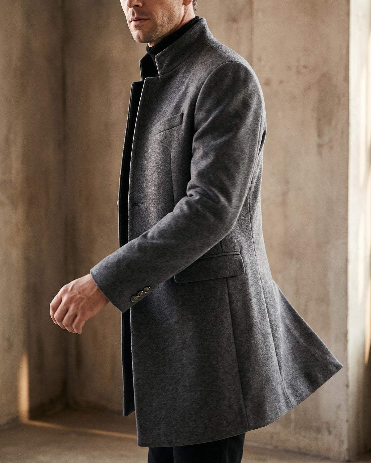 Larkin Wool Overcoat