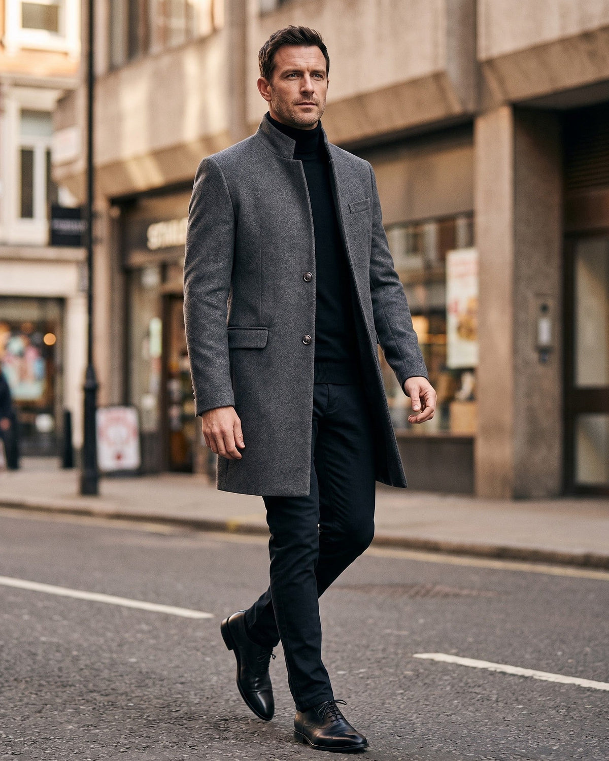 Larkin Wool Overcoat