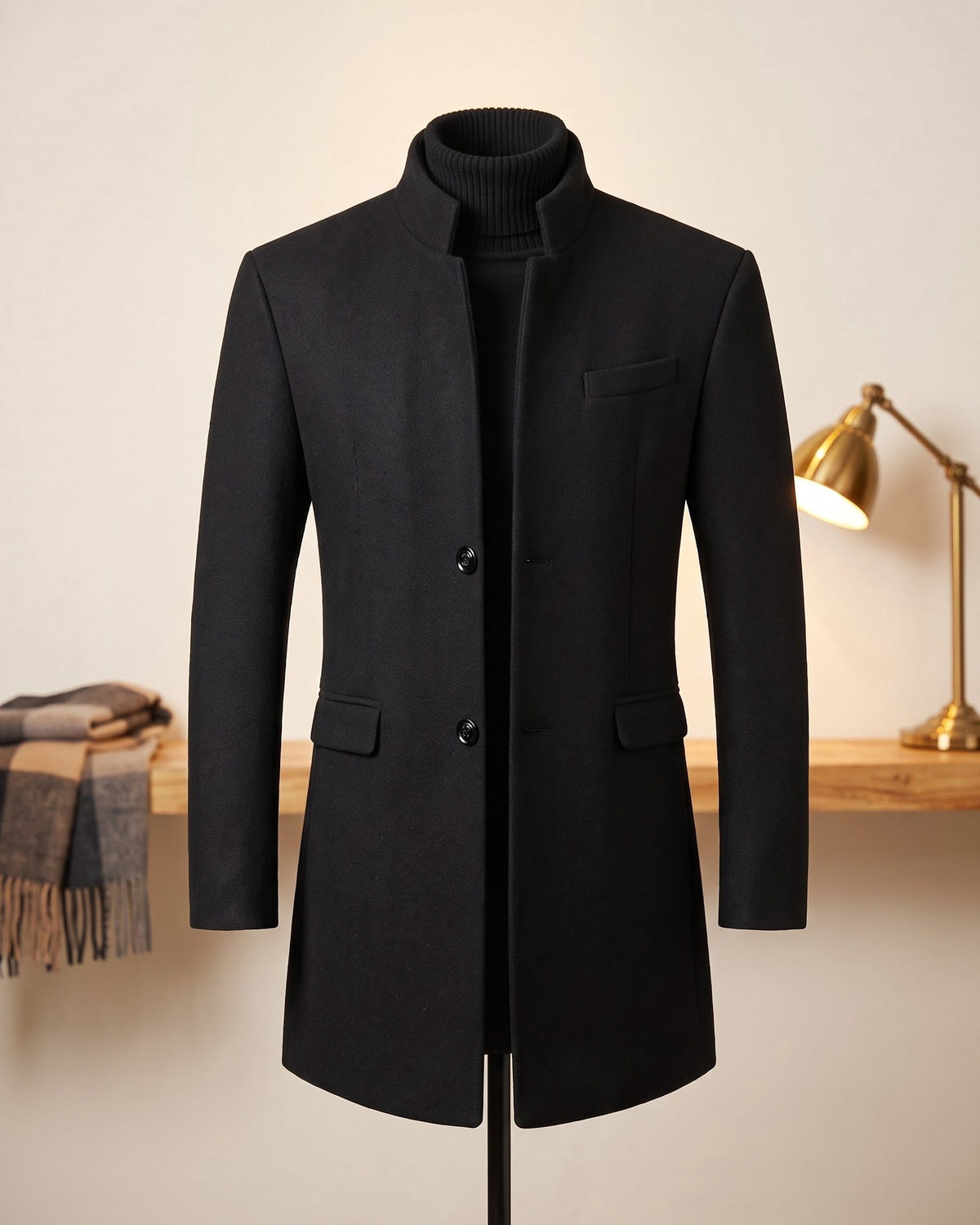 Larkin Wool Overcoat