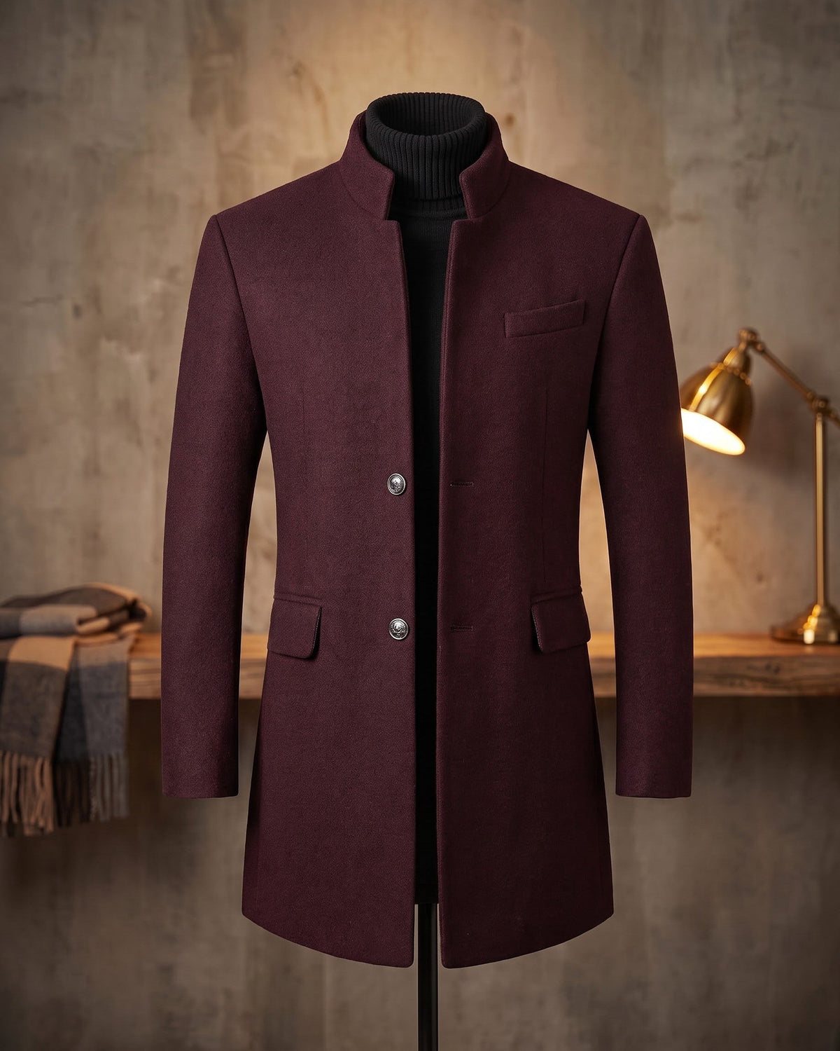 Larkin Wool Overcoat