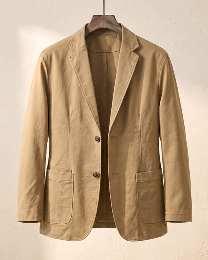 Merrick Woven Cotton Blazer
