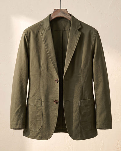 Merrick Woven Cotton Blazer